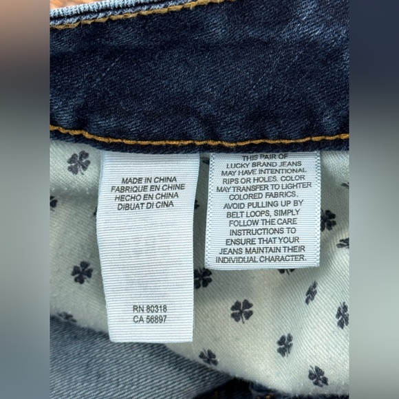 Lucky Brand Ginger Boot Cut Jeans, Women's Size 14W, Medium Wash Stretch Denim - Picture 14 of 15